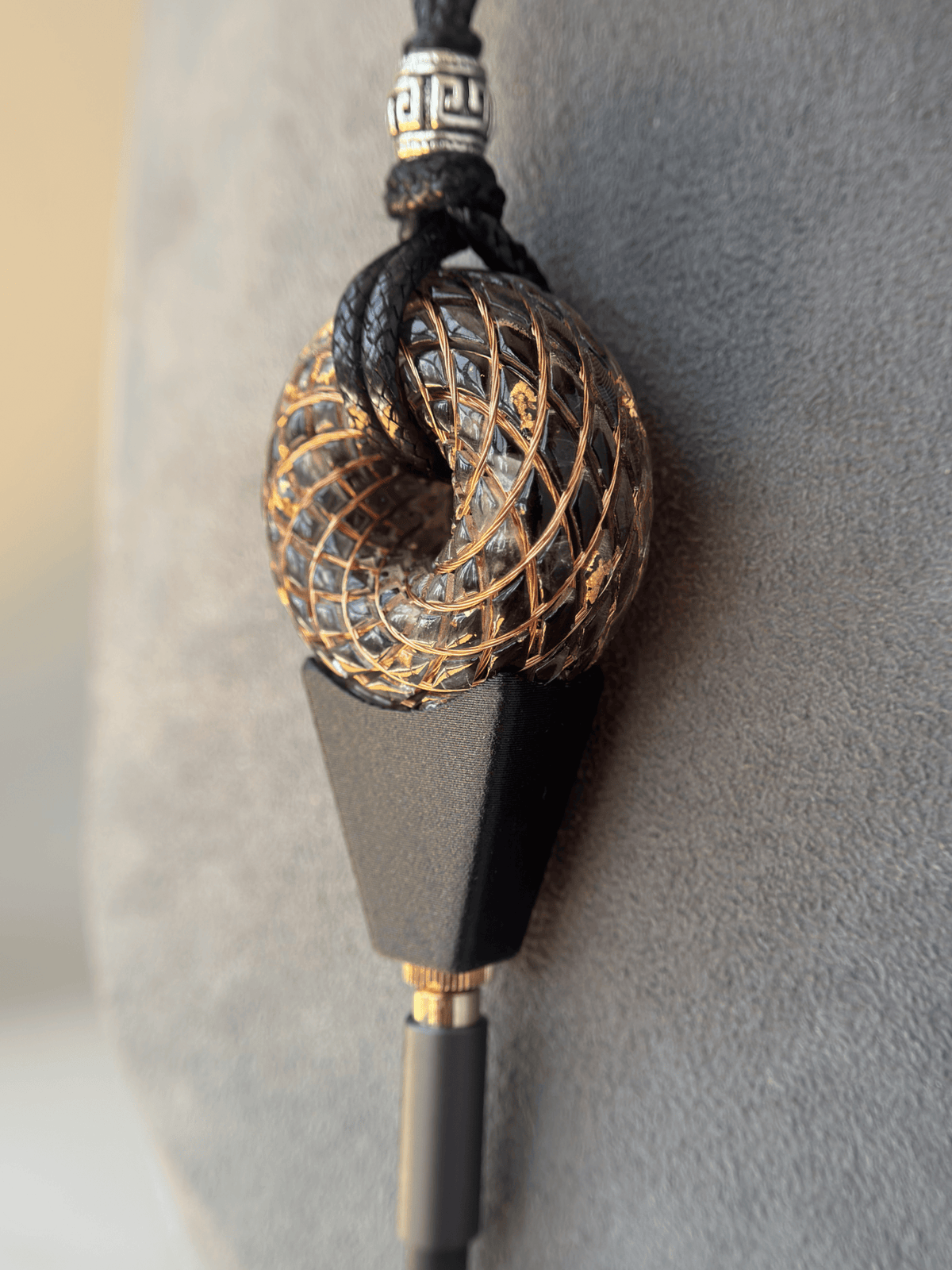 Custom Mini size 1.5 inches/3.8cm Handmade Rodin Coil Torus pendant Pemf Generator