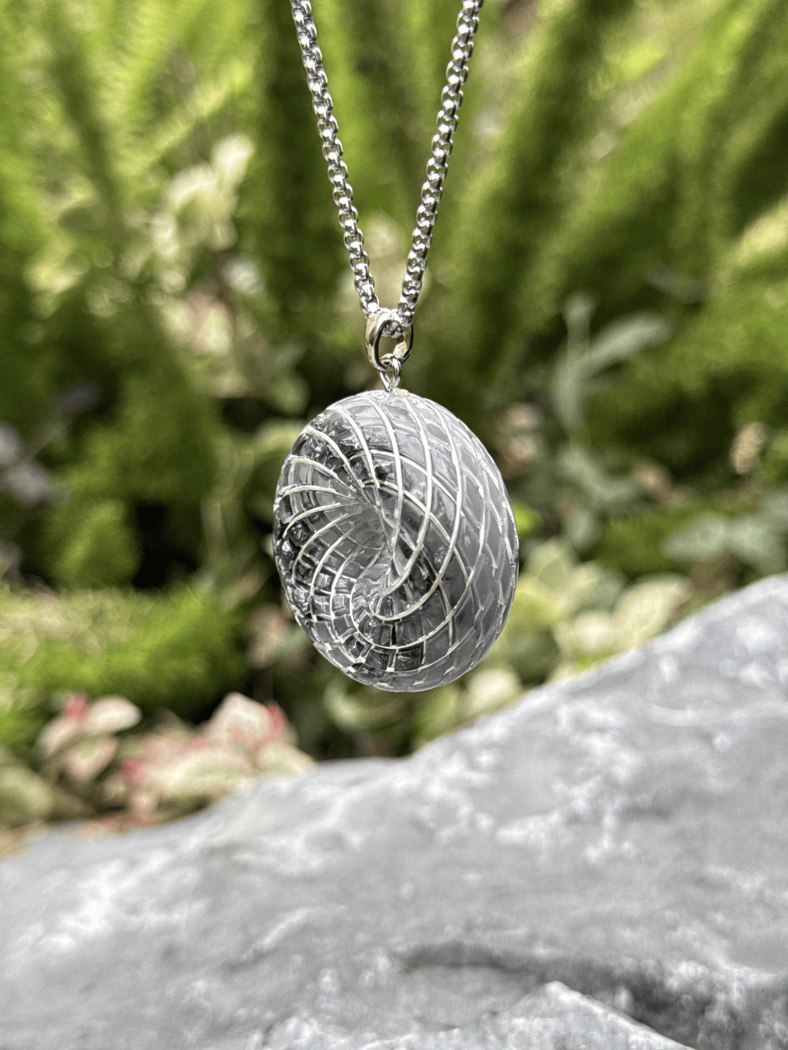 Energy Protection and Chakra Balancing Rodin Coil Torus Orgonite Pendant necklace