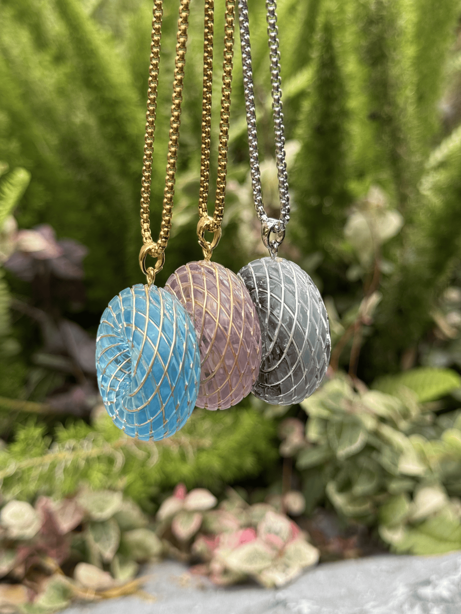 Energy Protection and Chakra Balancing Rodin Coil Torus Orgonite Pendant necklace