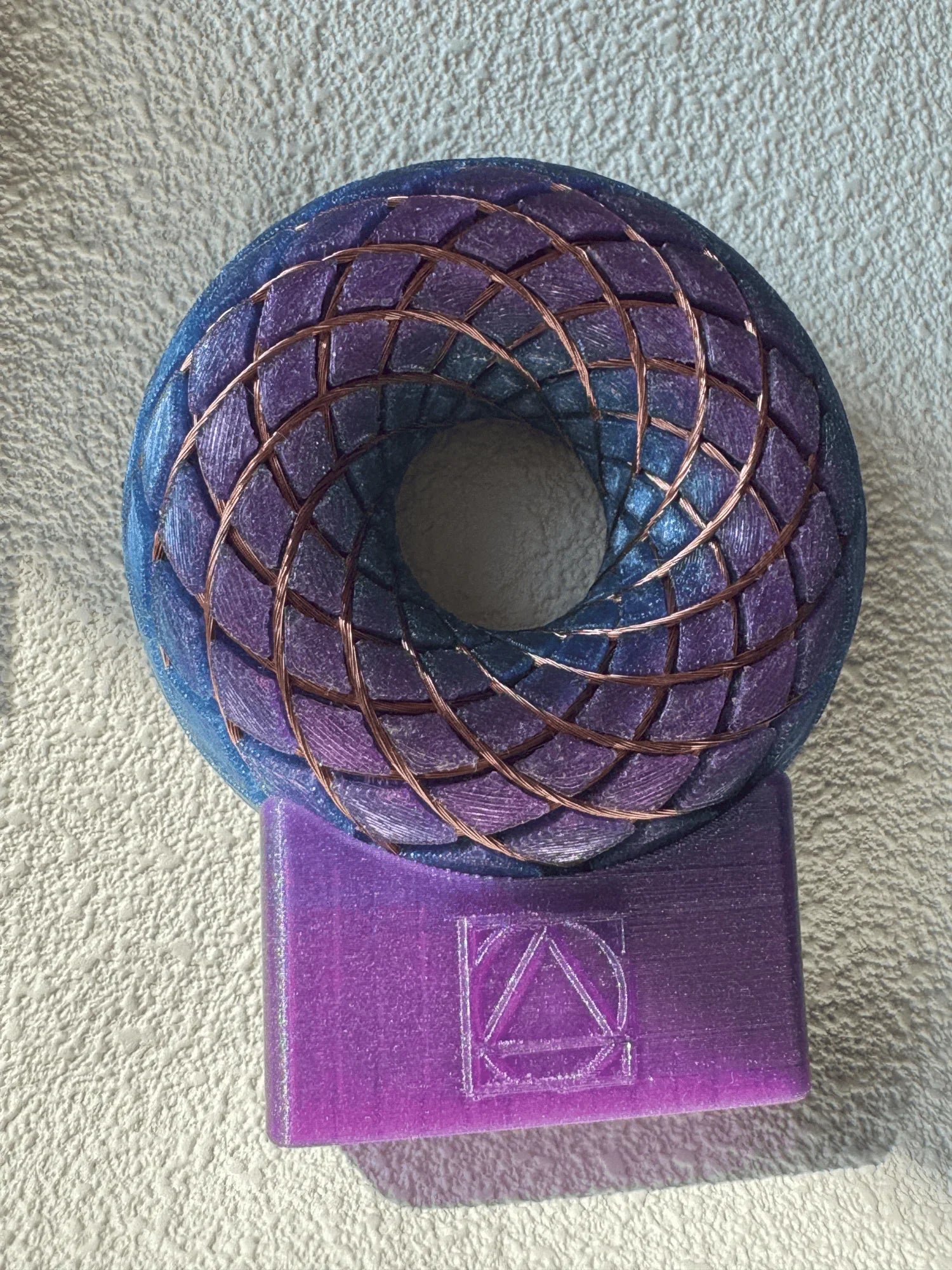 3.15"/8cm Handmade Rodin Coil PEMF Healing Device | Toroid Vortex Wave Field Generator