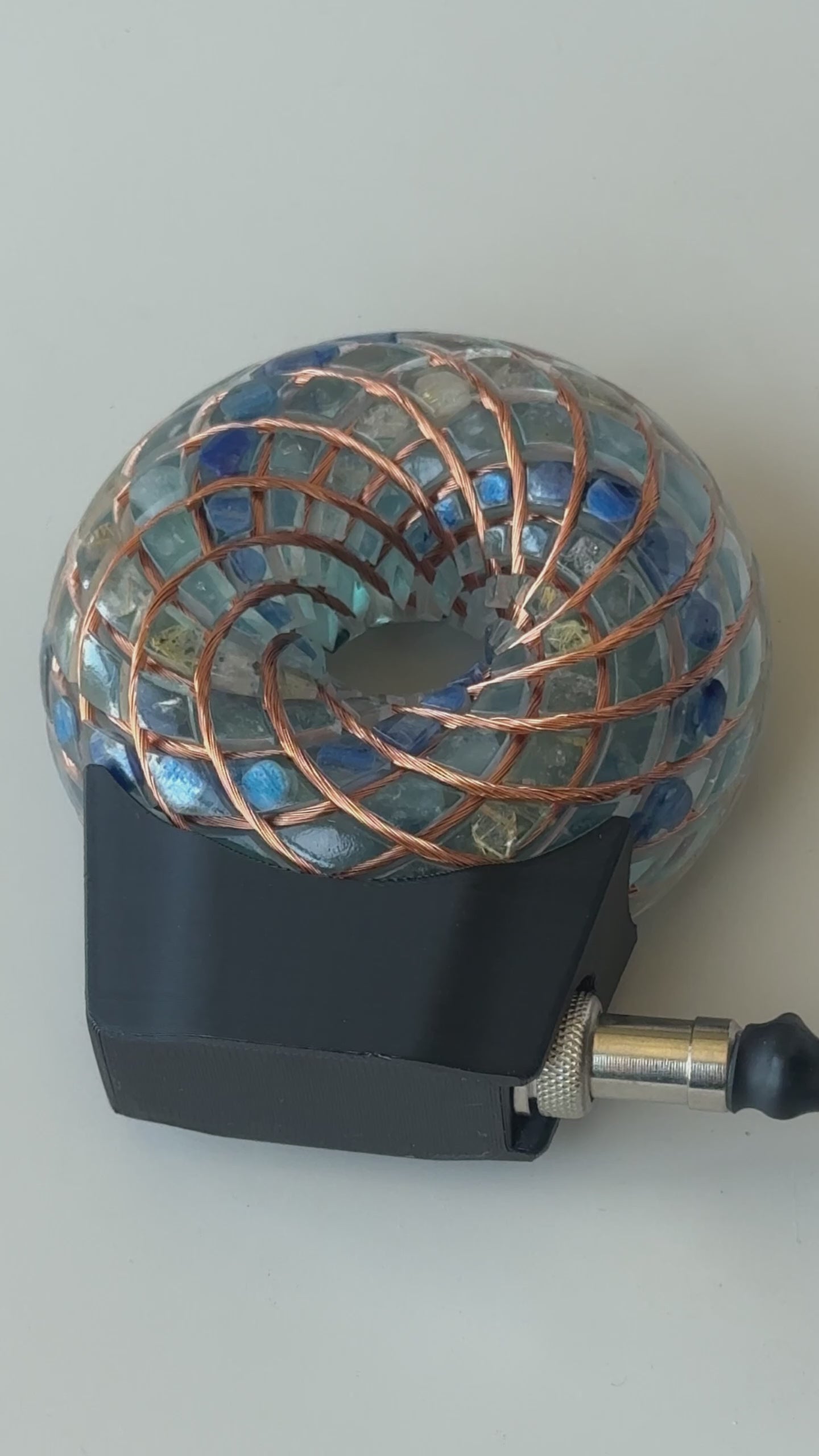 3.5inches Torus Rodin coil Vortex Device Pemf generator kit with 100w-AMP