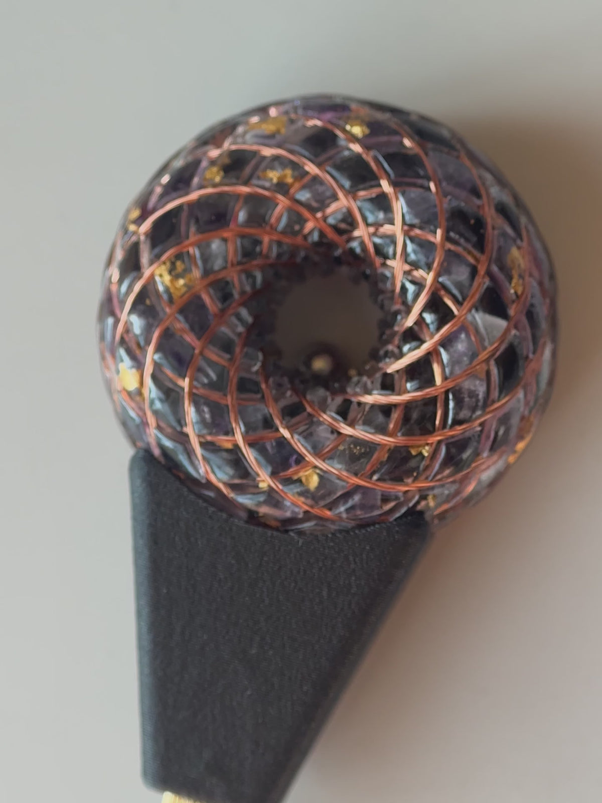 Custom Mini size 1.5 inches/3.8cm Handmade Rodin Coil Torus pendant Pemf Generator