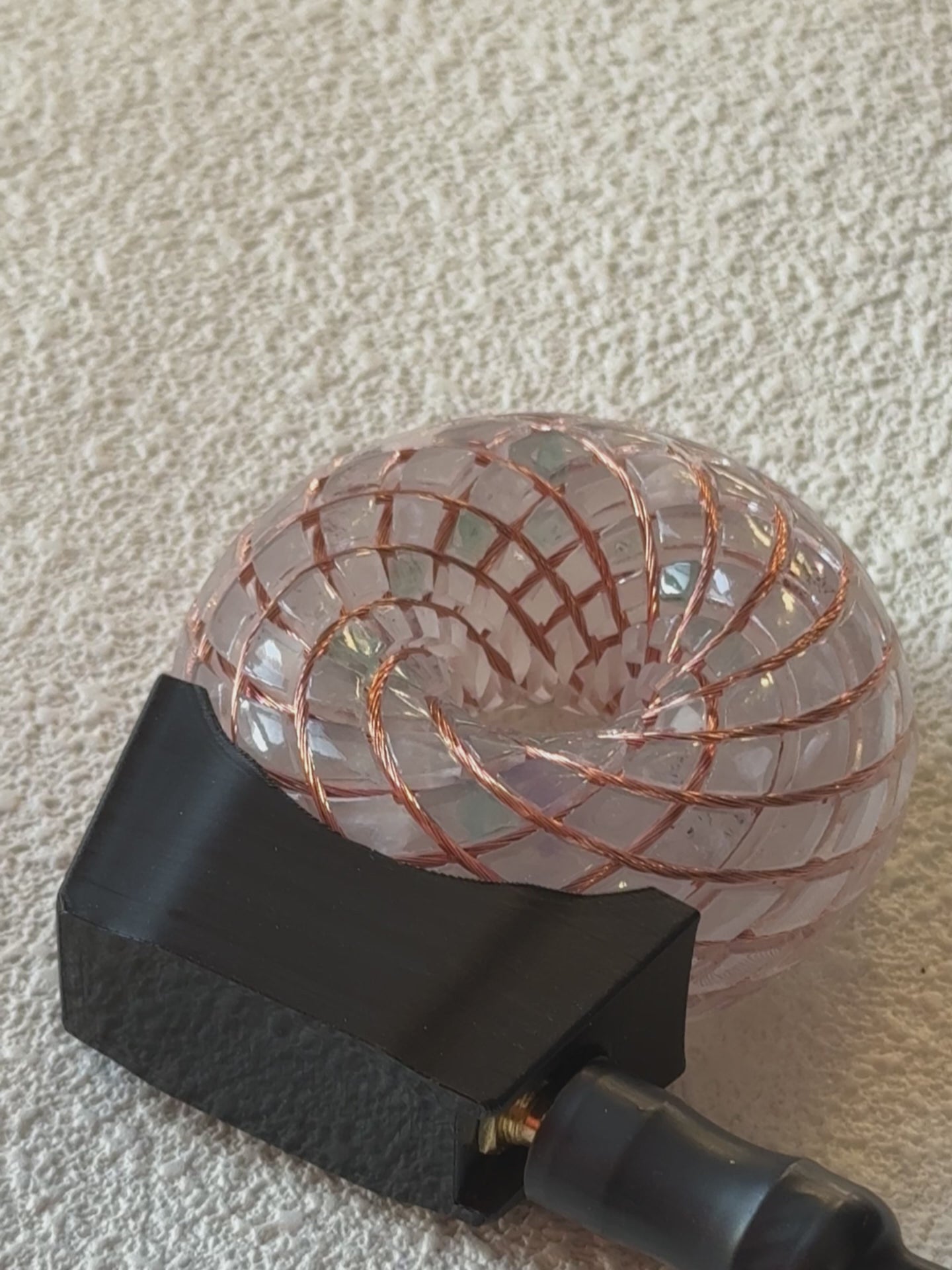 7 chakra 2.36in/6cm Torus Rodin Coil Vortex Crystal PEMF Frequency Generator | Spiritual Energy Gifts