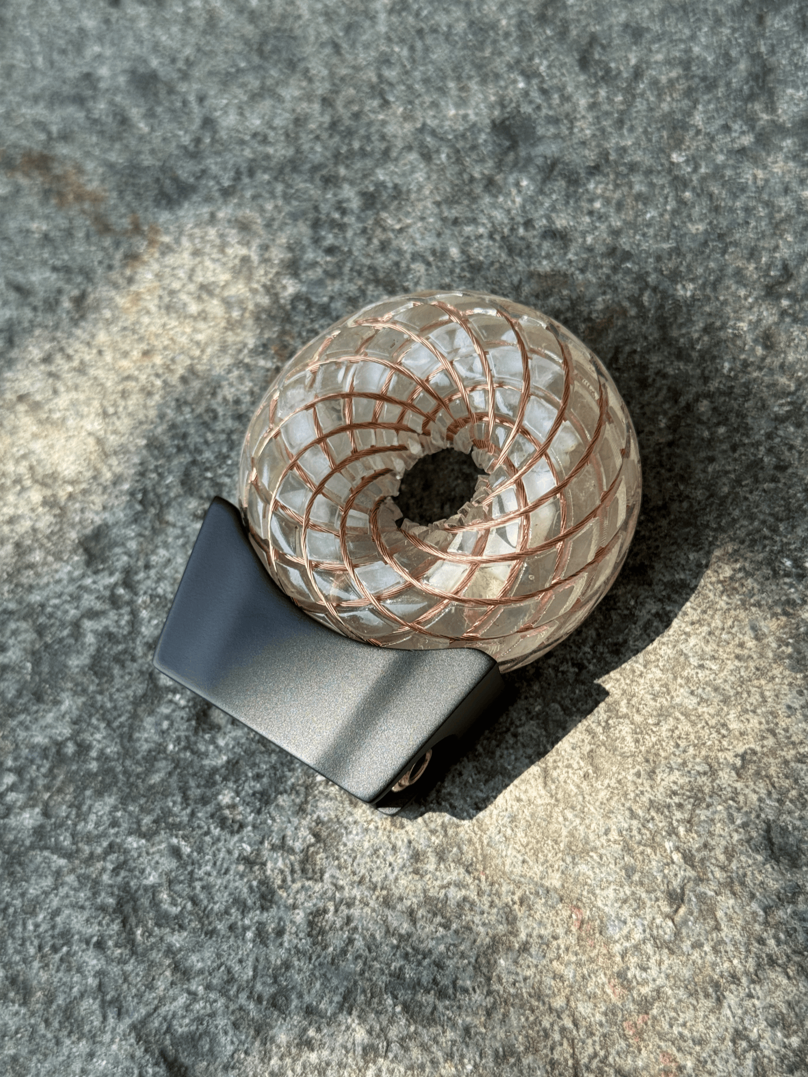 Mini size 1.89 inches/4.8cm Handmade Rodin Coil Torus pendant Pemf Generator