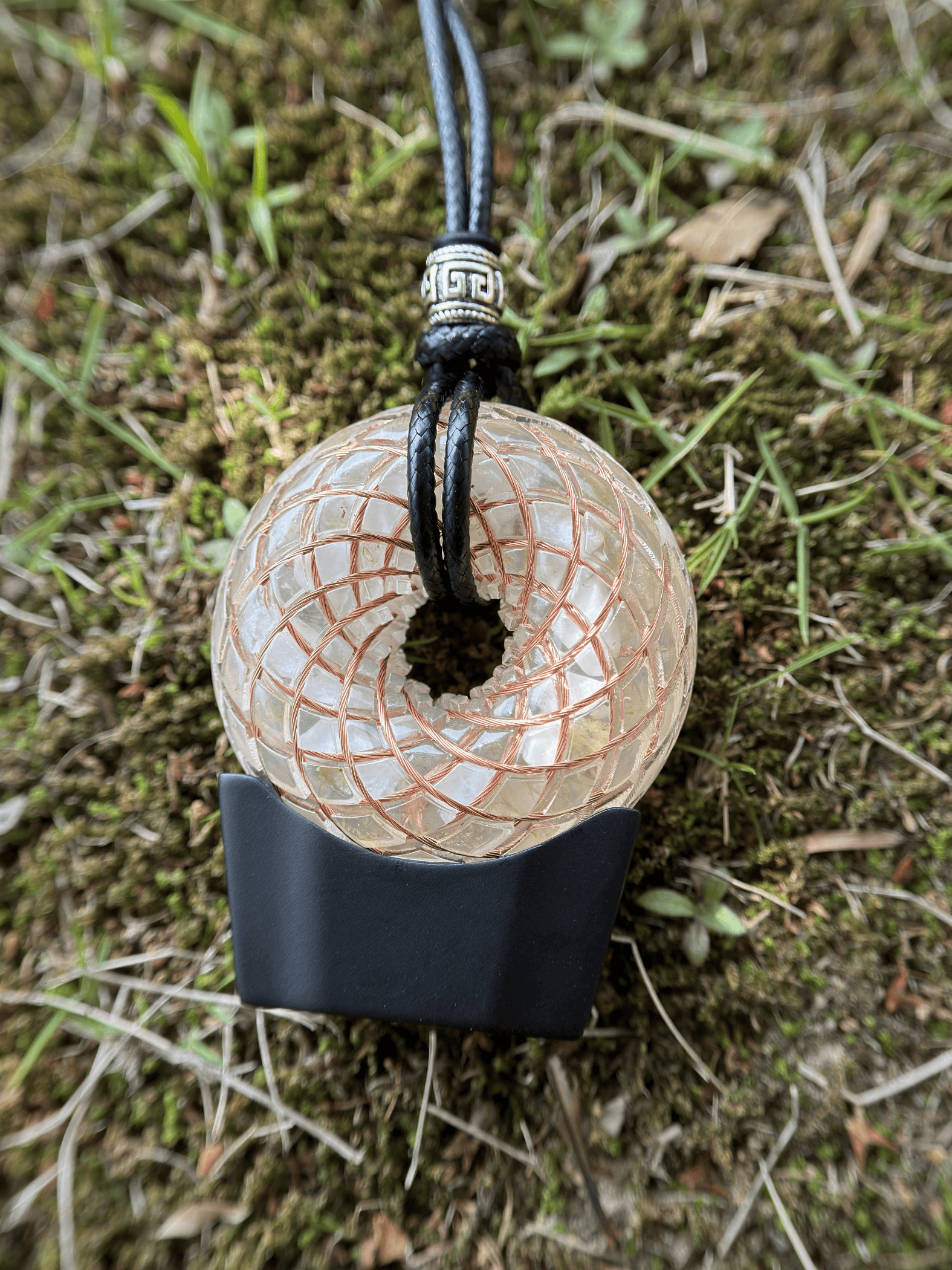 Mini size 1.89 inches/4.8cm Handmade Rodin Coil Torus pendant Pemf Generator